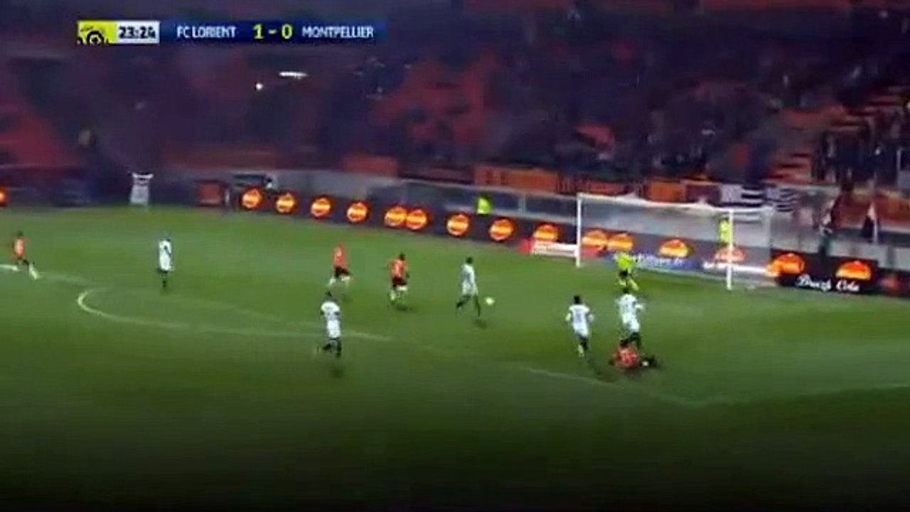Sylvain Marveaux Goal - Lorient_2-0_Montpellier 29.10.2016