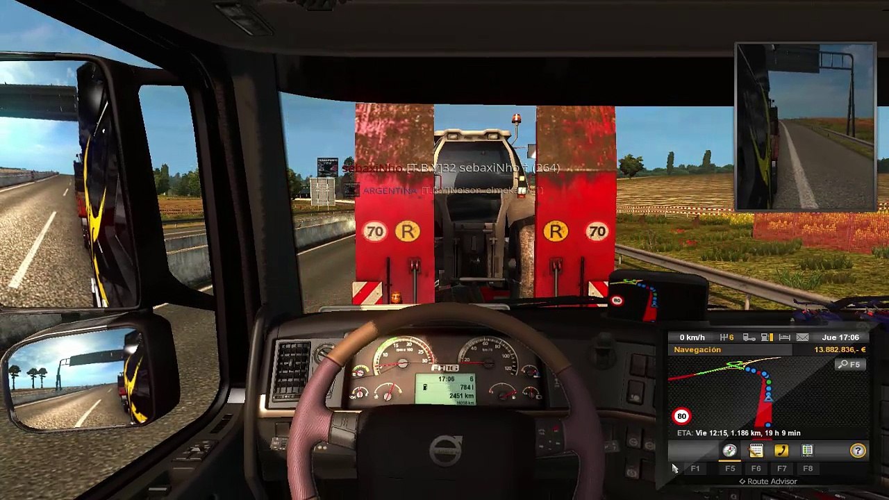 Convoy de Milano a Reims Online #2 | Euro Truck Simulator 2 online ETS2 HD