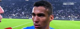 Juventus-Napoli Intervista primo tempo Allan -