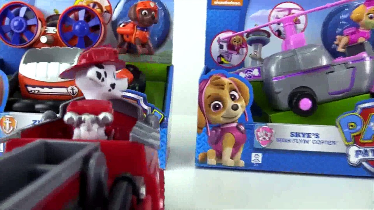 Çizgi Film - Paw Patrol oyuncakları - Zuma nın hovercraftı