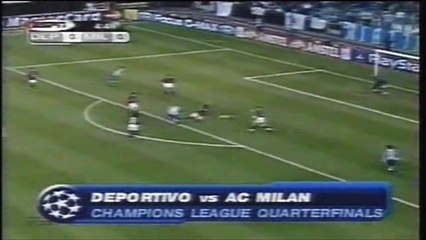 اهداف مباراة ديبورتيفو لاكورنيا و ميلان 4-0 2004