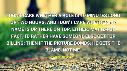 Ernest Borgnine Quotes