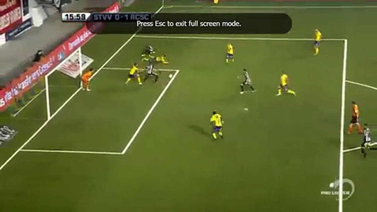 Sotiris Ninis Goal - St. Truidense VV vs R. Charleroi 0-1  -  Belgium Jupiler League 29-10-2016 (HD)