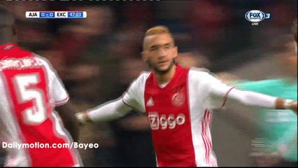 Hakim Ziyech Goal HD - Ajax 1-0 Excelsior - 29-10-2016