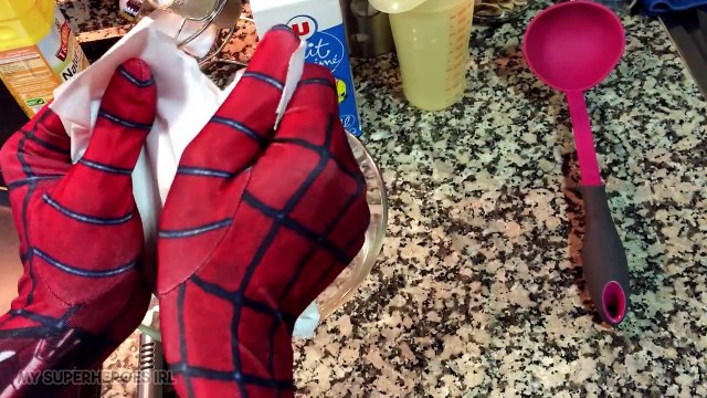 Spiderman Cooking Pancakes In Real Life Prank - My Superheroes IRL