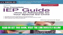 [EBOOK] DOWNLOAD The Complete IEP Guide: How to Advocate for Your Special Ed Child PDF