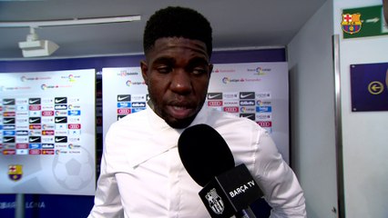 Samuel Umtiti: "Je suis content pour moi et pour l'équipe"