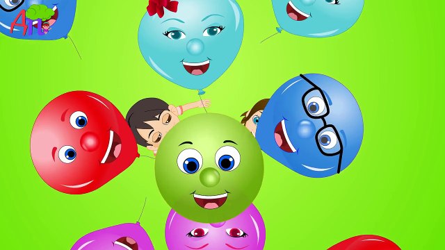 Семья пальчиков воздушных шариков | Baloons Finger Family in Russian