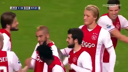 Ajax vs Excelsior 1 - 0 - All Goals ( Amazing Goal by Hakim Zeyach) 29-10-2016  (HD)