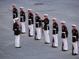 Marines  Silent Drill with an Oops! ( Military Ceremony Fail  ORIGINAL)