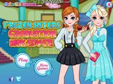 Disney Princess Frozen Sisters Elsa and Anna Prom - Games for girls