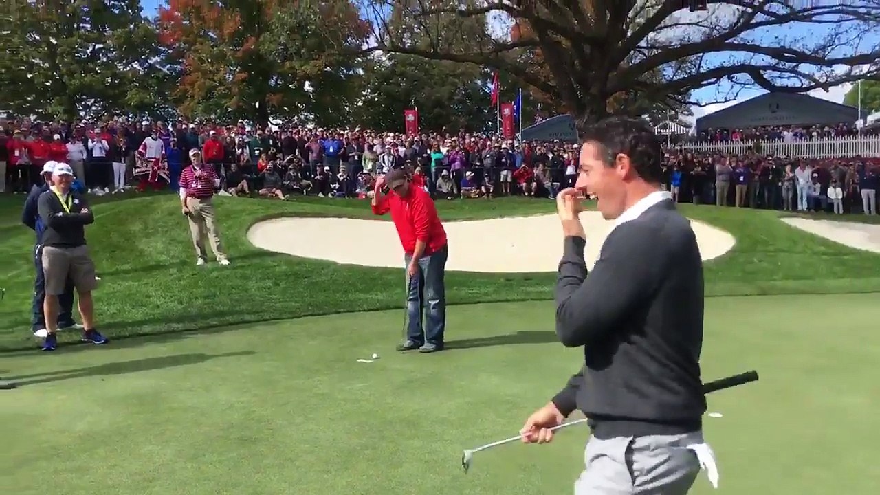 Us fan challanged by Sullivan & Mcllroy
