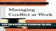 [PDF] Pfeiffer s Classic Activities for Managing Conflict at Work Popular Online