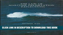 [PDF] The Law of Maritime Delimitation: Reflections Popular Online