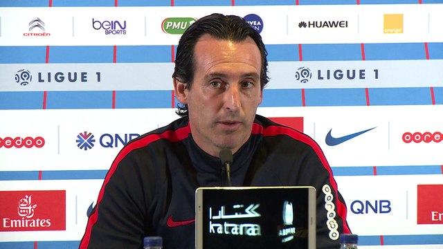 Ligue 1 PSG - Bordeaux: conférence d'avant match de Unai Emery