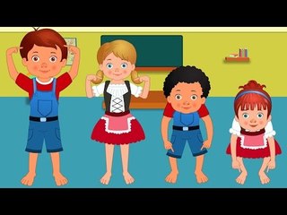 Cabeça, Ombro, Joelho e Pé | berçário português rimas compilação | portuguese kids songs collection