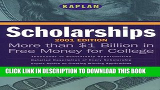 New Book Kaplan Scholarships 2001