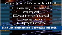 New Book Lies, Lies and Damned Lies on Option Strategies