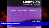 READ book  High School Mathematics ExamView Text Bank: Common Core Algebra 1, Geometry   Algebra