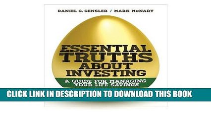 New Book Essential Truths About Investing: A Guide For Managing Your LIfe Savings