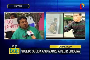 Carabayllo: denuncian que sujeto maltrata y obliga a pedir limosna a anciana