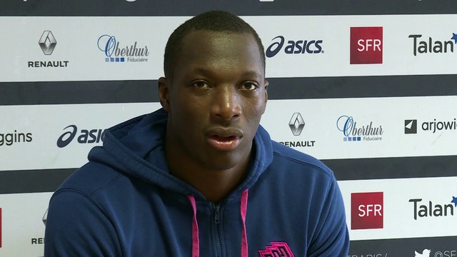 Top 14 Stade Français - Stade Rochelais: conférence de presse de Sekou Macalou