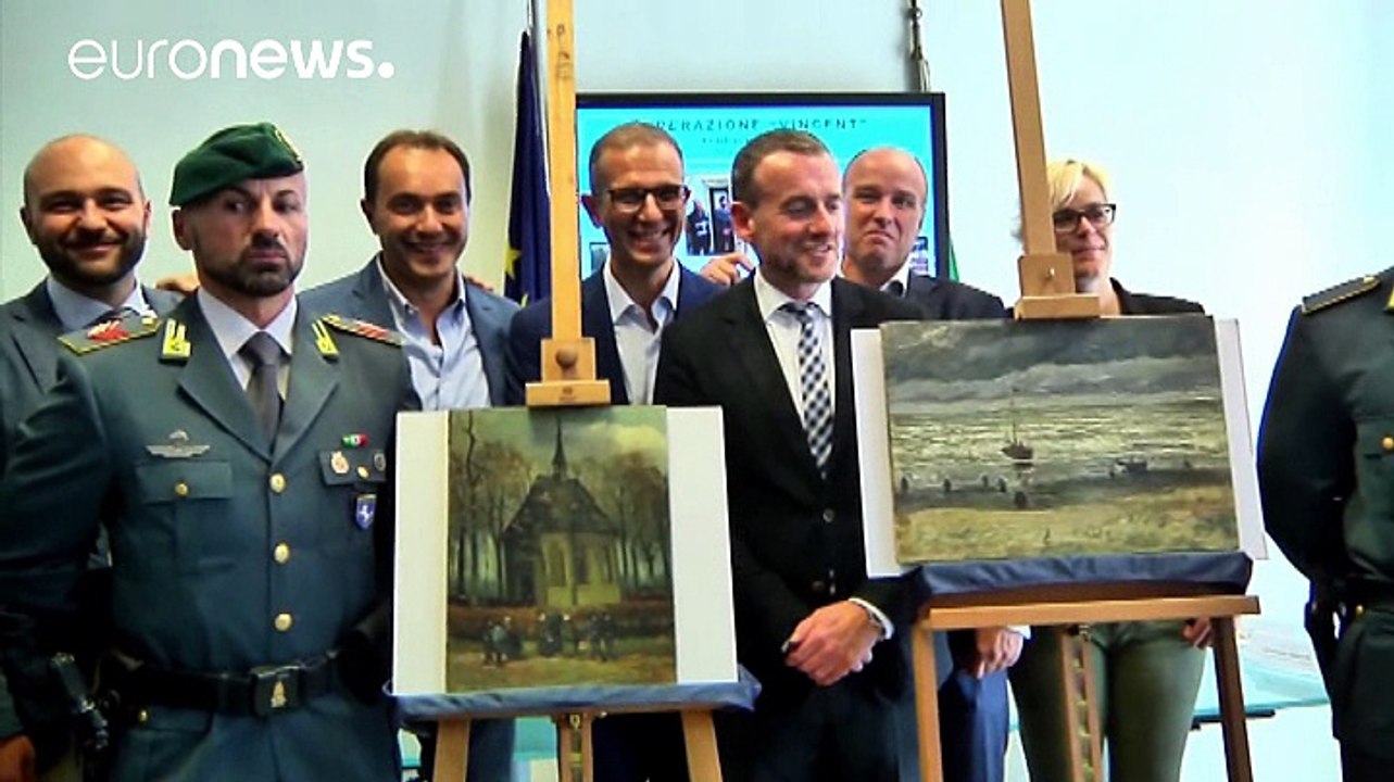 Van Gogh-Bilder in Mafia-Villa in Italien gefunden