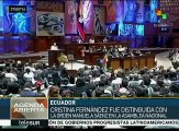Cristina Fernández llama a analizar los desafíos que enfrenta AL