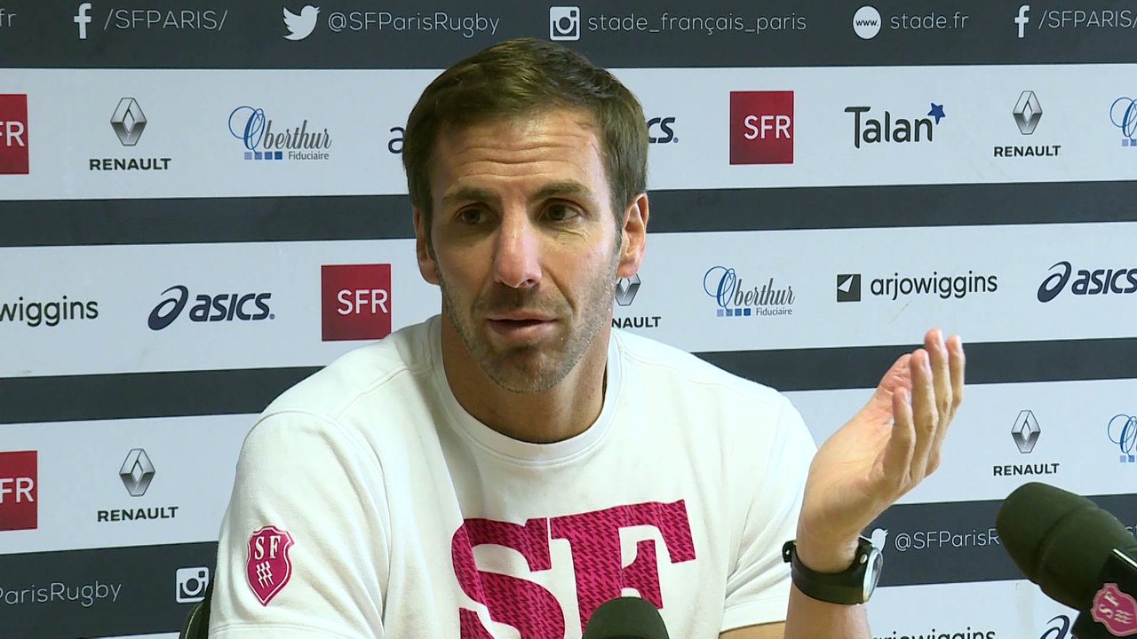 Top 14 - Stade Français: Gonzalo Quesada et Raphaël Lakafia parlent de l'horaire du match (12h30)