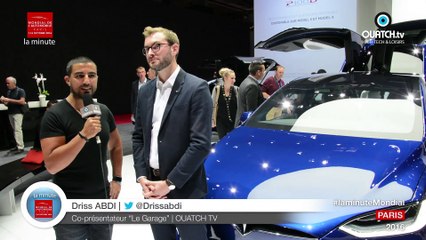 Скачать видео: la minute Mondial de l'auto S01E01 : Tesla Model X