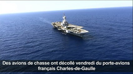Lutte contre l'EI: début des opérations du Charles de Gaulle