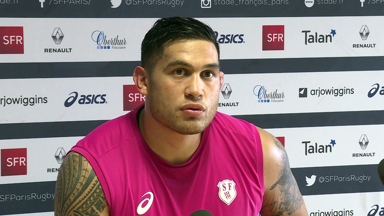 Top 14   Stade Français - Stade Rochelais: conférence de presse de Raphaël Lakafia
