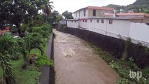 Social video shows Hurricane Matthew moving through Caribbean