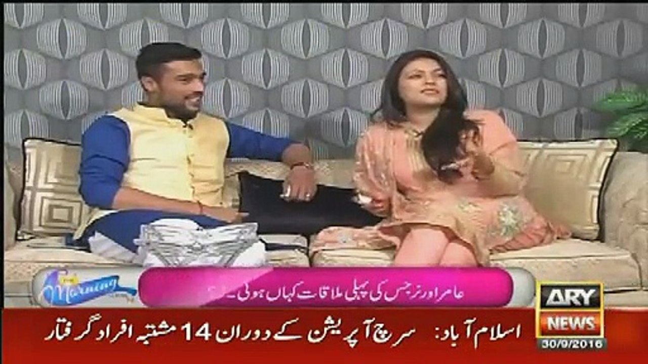 Muhammad Aamir’s Wife Got Emotional After Telling Her Love Story in a Live Show