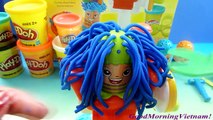 Play-Doh Cắt Tóc Tạo Kiểu Tóc Cắt Tóc Cho Thầy Giáo Play-doh hair Salon Toys 2016