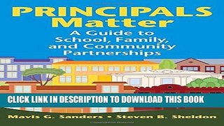 New Book Principals Matter: A Guide to School, Family, and Community Partnerships
