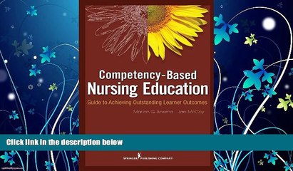 Online eBook Competency Based Nursing Education: Guide to Achieving Outstanding Learner Outcomes