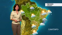 Previsão Brasil – Mais umidade e pancadas de chuva