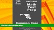 Big Deals  Maryland 7th Grade Math Test Prep: Common Core Learning Standards  Best Seller Books
