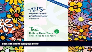 Big Deals  Assessment, Evaluation, and Programming System for Infants and Children (AEPSÂ®),