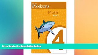Big Deals  Horizons Math 4, Student Workbook Book 1 (Lifepac)  Best Seller Books Best Seller