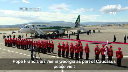 Pope Francis talks of 'peaceful coexistence; in Caucasus region