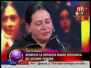 Una señora apareció en los medios diciendo que es la madre biológica de Luciano Pereyra