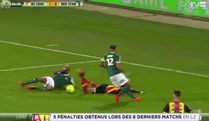Racing Club de Lens 2-0 Red Star FC - Le But de John Bostock par Penalty - 30.9.2016