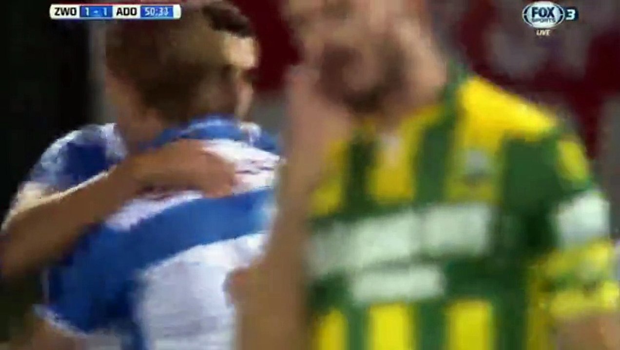 Youness Mokhtar Goal HD -  Zwolle	1-1 Den Haag 30.09.2016