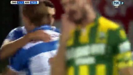 Youness Mokhtar Goal HD -  Zwolle	1-1 Den Haag 30.09.2016
