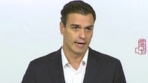 Pedro Sánchez comparece ante la prensa