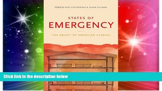 Big Deals  States of Emergency: The Object of American Studies  Free Full Read Best Seller