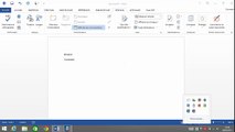 Fonctions tactiles de Word 2013