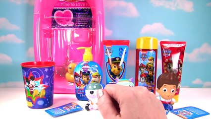 Paw Patrol Bath Toys Soap Shampoo and Bubbles! Bath Squirters & Paddling Pups
